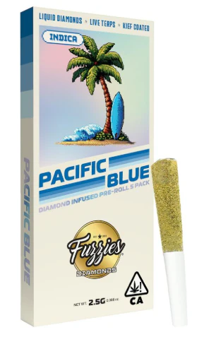 Fuzzies - Fuzzies - Pacific Blue - Infused Prerolls - 5pk - 2.5g Main Image