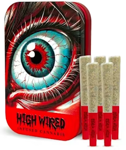 High Wired - Golden Cream Infused Clips 10pk/3.5g Prerolls