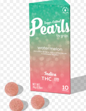Grön Edibles - Gron | Edibles | Pearls - Watermelon | 100 MG Main Image