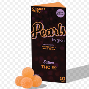GRON - Gron | Edibles | rosin Pearls ~ orange yuzu | 100 MG