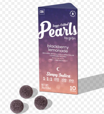 Grön Edibles - Gron | Edibles | PEARLS  - Blackberry Lemonade | 100MG Main Image