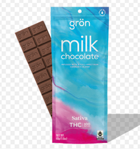 Gron | EDIBLES | MILK CHOCOLATE | SATIVA | 10 P