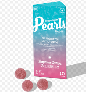 GRON - Gron | Edibles | Pearls ~ blueberry lemonade | 100 MG