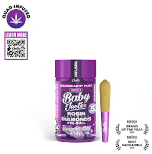 JEETER - Jeeter Baby Infused 5pk Prerolls 2.5g Granddaddy Purp
