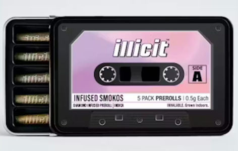 Illicit - Illicit - "Smokos" Indica - 7pk Infused Prerolls