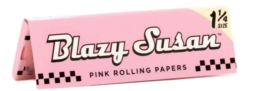 BLAZY SUSAN - Blazy Susan - Pink - Rolling Papers - 50 pc - 1 1/4