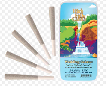 High Falls Canna - HIgh Falls Canna | Pre Rolls | Wedding cake | 7pk \ 3.5G