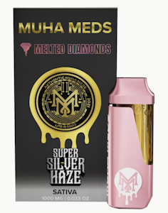 Muha Meds - Super Silver Haze - Melted Diamonds - Disposable - 1g