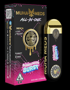 Muha Meds - Bubblegum Burst - Disposable - 1g