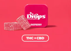 Raspberry | 100mg | 2-Piece (1:2 CBD:THC) | Drops