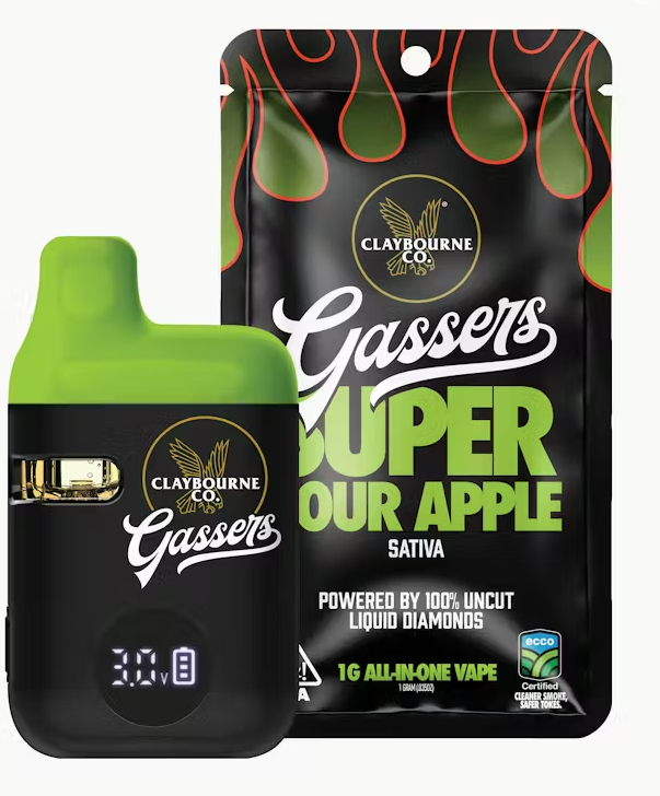 AIO - Super Sour Apple - Gassers - Liquid Diamonds - 1G