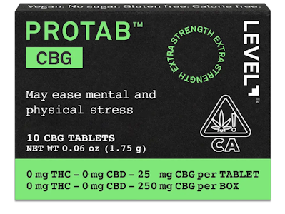 LEVEL - LEVEL - Capsules - CBG - Protab - 10PK