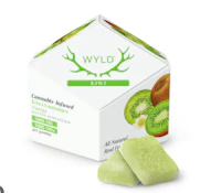 Kiwi | 100mg | 1:1 THC:THCv + Sativa Enhanced Gummies | Wyld