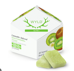 WYLD - Kiwi | 100mg | 1:1 THC:THCv + Sativa Enhanced Gummies | Wyld