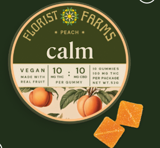 FLORIST FARMS - Florist Farms | Calm | Edible - Peach | 100mg