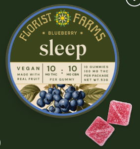 FLORIST FARMS - Florist Farms | Sleep | Edible - Blueberry | 100mg
