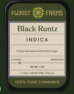 FLORIST FARMS - Florist Farms | Pre-Roll - Black Runtz 7pk | 3.5g