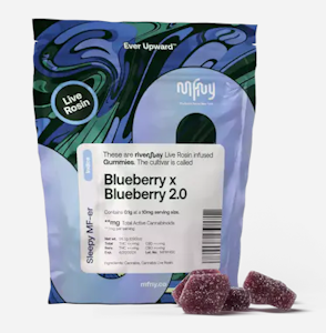 MFNY - MFNY | Edibles | blueberry x blueberry 2.0 | 10Pk Rosin Gummies