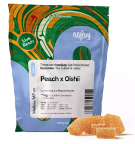 MFNY | Edibles | Peach X Oishi | 10PK Live Resin Gummies