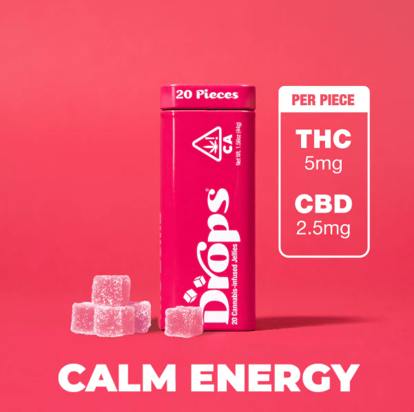 Drops - DROPS: Raspberry 20pk/100mg:50mg (THC/CBD) Main Image
