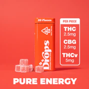 DROPS: Strawberry 20pk/50mg:50mg:100mg (THC/CBG/THCV)