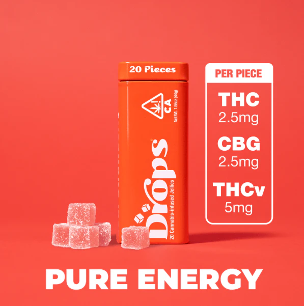 Drops - DROPS: Strawberry 20pk/50mg:50mg:100mg (THC/CBG/THCV) Main Image