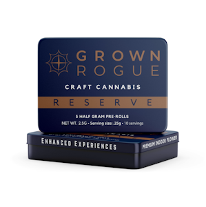 Grown Rogue - Jersey Gold Reserve 5pk/2.5g Prerolls