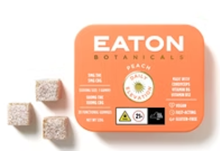 EATON BOTANICALS - Eaton | Edibles | Peach | 20 5MGPCS \ 100MG