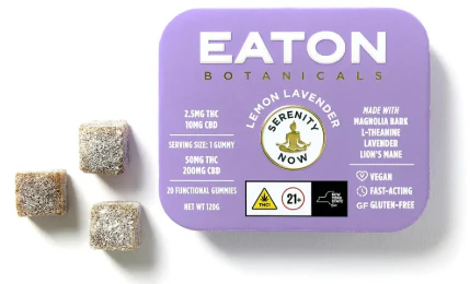 Eaton Botanicals - Eaton | Edibles | Lemon Lavender | 20 5MGPCS \ 100MG Main Image