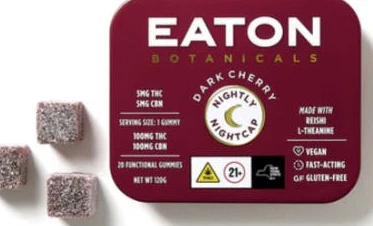 Eaton Botanicals - Eaton | Edibles | Dark Cherry | 20 5MGPCS \ 100MG Main Image