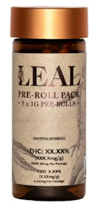 LEAL - Garlic Budder - 5PK 1G Preroll