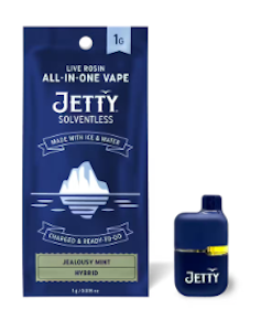 Jetty - Hash Burger Live Rosin Solventless 1G AIO Vape Mini Tank