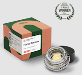 #10 Honey Banana -Sativa- 70.93% THC | 1g Live Resin Badder (Concentrate) | MFNY  -TF4