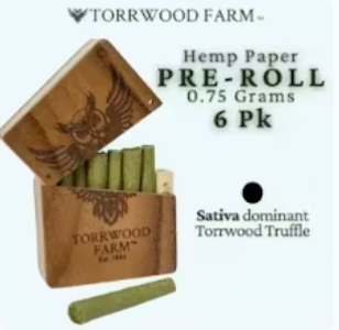 Torrwood Farm - Torrwood Farm - Torrwood Truffle - .75g Preroll - 6pk