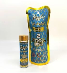 ZIZZLE - Zizzle | Live Rosin Full Melt Infused | Pre-Roll - Bubble Bath X Strawberry Cannoli 2pk | 1.5g