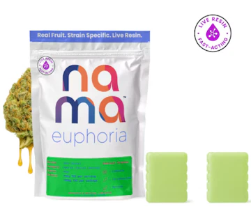 nama - Nama | Edibles | Live resin Euphoria | sour diesel | 10PC/ 100 Mg |