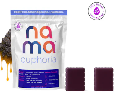 nama - Nama | Edibles | Live resin Euphoria | GDP | 10PC/ 100 Mg |