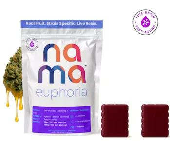 Nama | Edibles | Live resin Euphoria | GMO Cookies | 10PC/ 100 Mg |