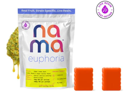 nama - Nama | Edibles | Live resin Euphoria | super lemon haze | 10PC/ 100 Mg |