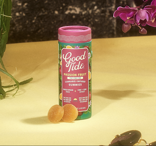 Good Tide - GOOD TIDE | Passion Fruit 1:1:1 THC:CBD:CBN | Rosin Infused | 10ct/100mg Gummies