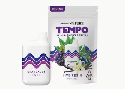 TEMPO - [Tempo] Live Resin AIO - 1g - Granddaddy Purp (I)