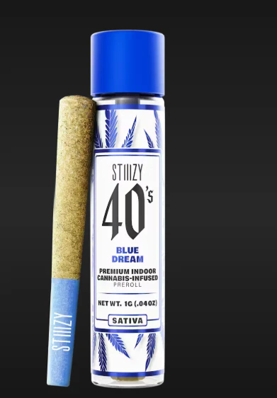 STIIIZY - Stiiizy | 40's Infused Pre-Roll - Blue Dream | 1g Main Image