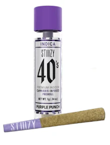 Stiiizy | 40's Infused Pre-Roll - Purple Punch | 1g