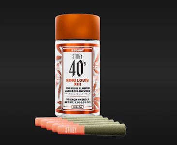 STIIIZY - Stiiizy | Infused Pre-Rolls | 40's Multipack - King Louis XIII 5pk | 2.5g