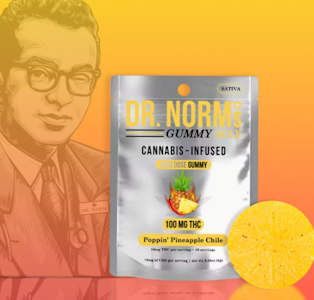 DR. NORM'S - [Dr. Norms] MAX Gummy - 100mg - Poppin' Pineapple Chili (S)