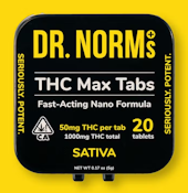 [Dr. Norms] MAX Tablets 20 Count - 1000mg - Sativa