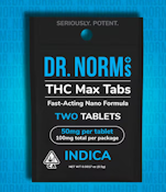 [Dr. Norms] MAX Tablets 2 Count - 100mg - Indica