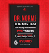 [Dr. Norms] MAX Tablets 2 Count - 100mg - Hybrid