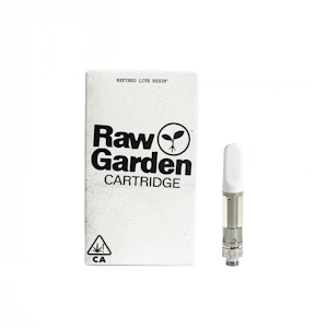 RAW GARDEN - Sunshine Kush | 1:1 CBD:THC Live Resin Cartridge | 1g