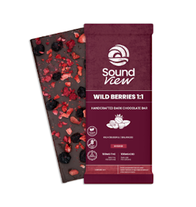 SOUNDVIEW - SoundView Wild Berries 1:1 CBD Dark Chocolate 00209